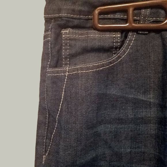 PBX Basics Womens Jeans Dark Wash Bootcut - Picture 5 of 7